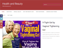 Tablet Screenshot of healthbeauty24.com